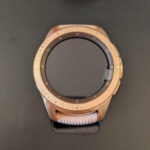 For Parts-Samsung Galaxy Watch (42mm, GPS, Bluetooth)–Rose Gold US (Defective )