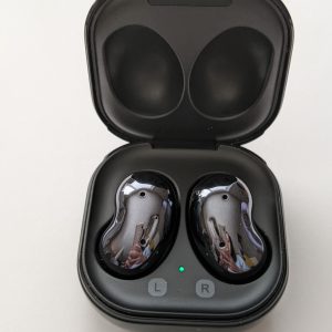 Samsung Galaxy Buds Live, Wireless Earbuds w/Active Noise Cancelling, Mystic Black, International Version (Used like New)